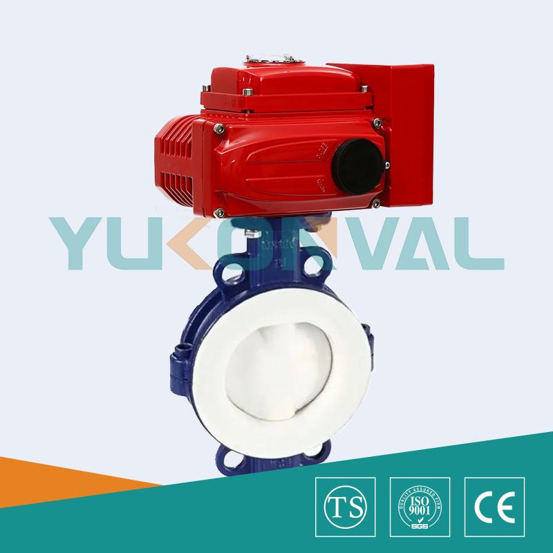 對(duì)夾式電動(dòng)襯氟蝶閥